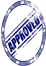 approved stamp
