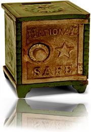 Financial POA toy safe with shadow