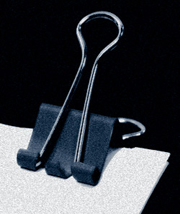 paperclip on document