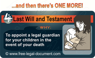 reason to appoint guardian in a will