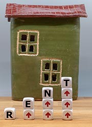 house with rent going up