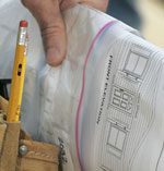 house plans and tool belt